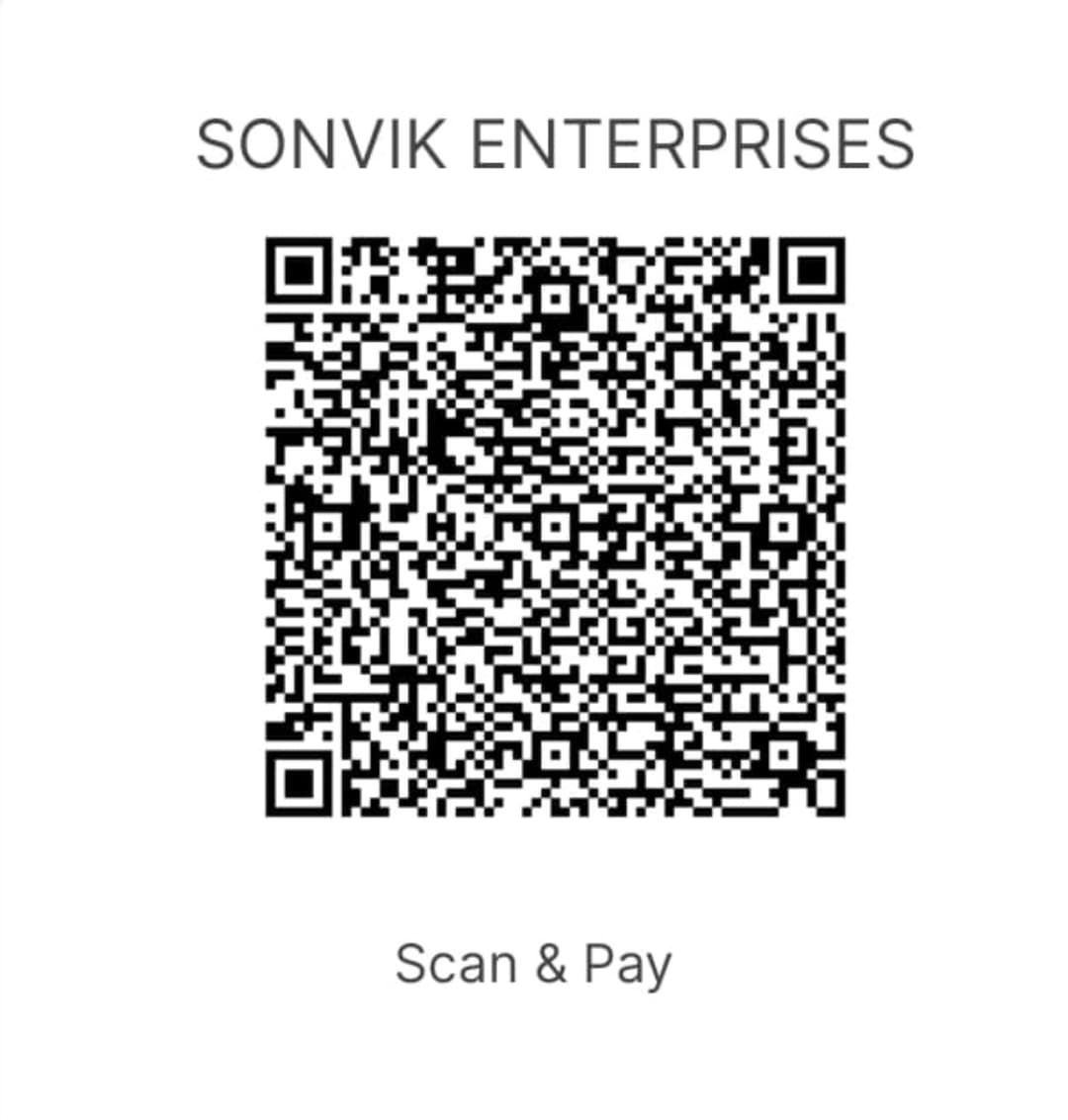 Sonvik Enterprises QR code for payment