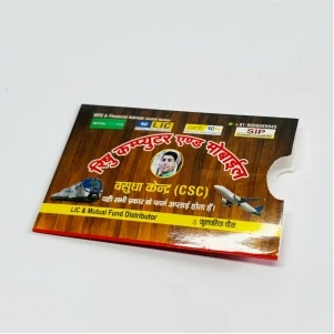 Glossy ATM Paper Pouch