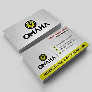 Silver Metalic Visiting Cards
