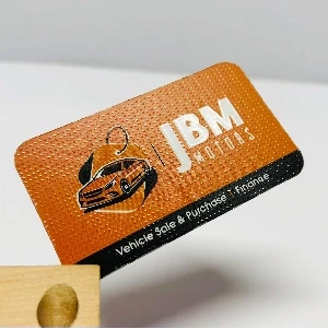 Matte UV Die Shape Visiting Cards