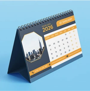 Elegant Table Calendar 8x8.25 inch (13 Leaf)