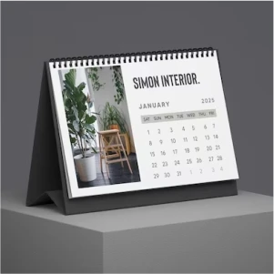 Corporate Table Calendar 6x9 inch (8 Leaf)