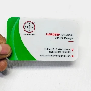 PVC White Fusing Visiting Cards