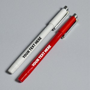 Customized Corporate Plastic Pens Printing in India | RENKPP25043_45
