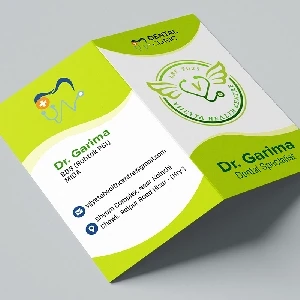 Lamination Folded Visiting Cards