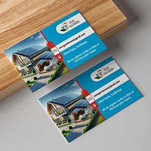 Glossy Texture Visiting Cards
